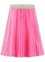 Dječja suknja Karl Lagerfeld boja: ružičasta, midi, širi se prema dolje