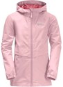 Dječja kišna jakna Jack Wolfskin MALIMA boja: ružičasta