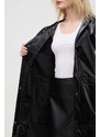 Jakna Rains 18550 Jackets za žene, boja: crna, za prijelazno razdoblje