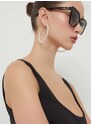 Sunčane naočale Love Moschino za žene, boja: smeđa