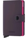 Kožni novčanik Secrid Miniwallet Matte Dark Purple-Fuchsia boja: ljubičasta