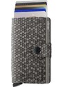 Kožni novčanik Secrid Miniwallet Hexagon Grey boja: siva