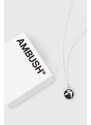Srebrna ogrlica AMBUSH Epoxy Amblem Charm BMOB00ES24SIL