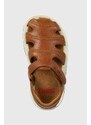 Dječje kožne sandale Camper boja: smeđa