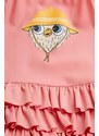 Dječji jednodijelni kupaći kostim Mini Rodini Owl boja: ružičasta