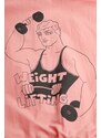 Dječja bomber jakna Mini Rodini Weight lifting boja: ružičasta