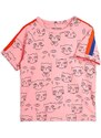 Dječja majica kratkih rukava Mini Rodini Cathlethes boja: ružičasta, s uzorkom