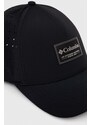 Kapa sa šiltom Columbia Hike boja: crna, s aplikacijom 2032031
