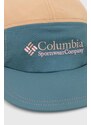 Kapa sa šiltom Columbia HERITAGE Wingmark boja: tirkizna, s aplikacijom