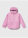Dječja jakna Columbia Rainy Trails Fleece boja: ružičasta