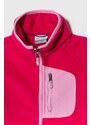 Dječja majica od flisa Columbia Fast Trek III Fleec boja: ružičasta, bez uzorka