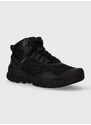 Cipele Keen Nxis Evo Mid WP za muškarce, boja: crna, sa srednje toplom podstavom