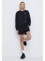 Dukserica adidas Originals Trefoil Crew za žene, boja: crna, s aplikacijom, IU2410