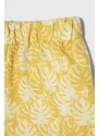 Dječje pamučne kratke hlače Jamiks boja: žuta