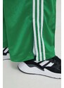 Donji dio trenirke adidas Originals Firebird Loose boja: zelena, s aplikacijom, IP0634