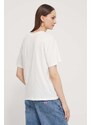 Pamučna majica Billabong za žene, boja: bijela, EBJZT00248