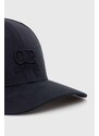 Pamučna kapa sa šiltom C.P. Company Gabardine boja: tamno plava, s aplikacijom, 16CMAC282A006288A