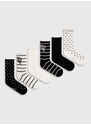 Čarape Lauren Ralph Lauren 6-pack za žene, boja: crna