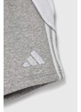 Dječje kratke hlače adidas Performance TIRO24 SWSHOY boja: siva, melanž, podesivi struk