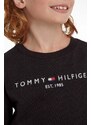 Dječja pamučna dukserica Tommy Hilfiger boja: crna