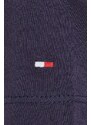 Dječja pamučna majica kratkih rukava Tommy Hilfiger boja: tamno plava, s tiskom
