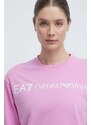 Trenirka EA7 Emporio Armani za žene, boja: ružičasta