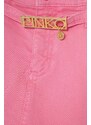 Dječja suknja-hlače Pinko Up boja: ružičasta, bez uzorka, prilagodljiv struk