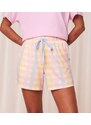 TRIUMPH Pidžama hlače svijetloplava / svijetlonarančasta / svijetloroza / bijela