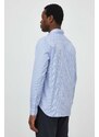 Pamučna košulja Lacoste za muškarce, regular, s button-down ovratnikom