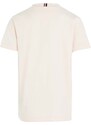 Dječja pamučna majica kratkih rukava Tommy Hilfiger boja: ružičasta, s tiskom