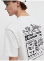 Pamučna majica DC za muškarce, boja: siva, s tiskom, ADYZT05368