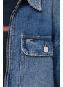 Traper jakna Tommy Jeans za muškarce, za prijelazno razdoblje, oversize