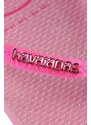 Japanke Havaianas SLIM GLITTER IRIDESCENT za žene, boja: ružičasta, ravni potplat, 4148922.1749