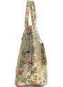 Luksuzna Talijanska torba od prave kože VERA ITALY "Cubba", boja zlatni, 32x42cm