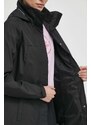 Kišna jakna Helly Hansen za žene, boja: crna, za prijelazno razdoblje, 62648
