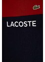 Dječja pamučna majica kratkih rukava Lacoste boja: tamno plava, s uzorkom