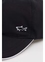Kapa sa šiltom Paul&Shark boja: crna, bez uzorka