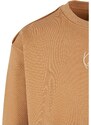 Karl Kani Sweater majica boja devine dlake (camel) / bijela