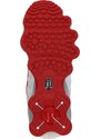 Nike Sportswear Niske tenisice 'SHOX TL' svijetlosiva / vatreno crvena / bijela