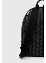 Ruksak Lacoste boja: crna, veliki, s uzorkom