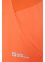 Kratke outdoor hlače Jack Wolfskin Prelight 2in1 boja: narančasta, bez uzorka, srednje visoki struk, 1509021