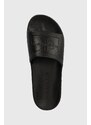 Natikače Calvin Klein Jeans SLIDE MONOGRAM DEBOSSED EVA za muškarce, boja: crna, YM0YM00060