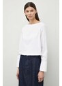 Bluza Theory za žene, boja: bijela, bez uzorka