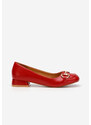 Zapatos Salonke na malu petu Escana crveno