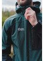 Nordblanc Zelena muška vodootporna softshell jakna s runom INTREPID