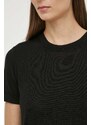 Vuneni pulover Theory za žene, boja: crna, lagani
