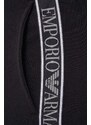 Homewear hlače Emporio Armani Underwear boja: crna, s aplikacijom, 112082 4R571