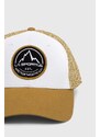 Kapa sa šiltom LA Sportiva Belayer boja: bež, s aplikacijom