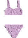 Dječji dvodijelni kupaći kostim Roxy ARUBA RG boja: ljubičasta