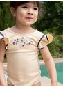 Dječji jednodijelni kupaći kostim Konges Sløjd boja: bež